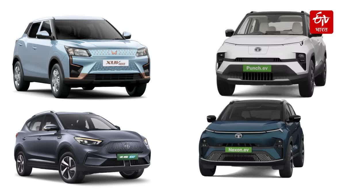 Best Electric Cars,  Tata Nexon EV, MG ZS EV, Mahindra XUV400 EV, Citroen e C3, Tata Punch EV,