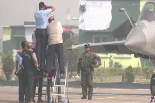 President Droupadi Murmu Fly In Rafale at Ambala Air Force Station