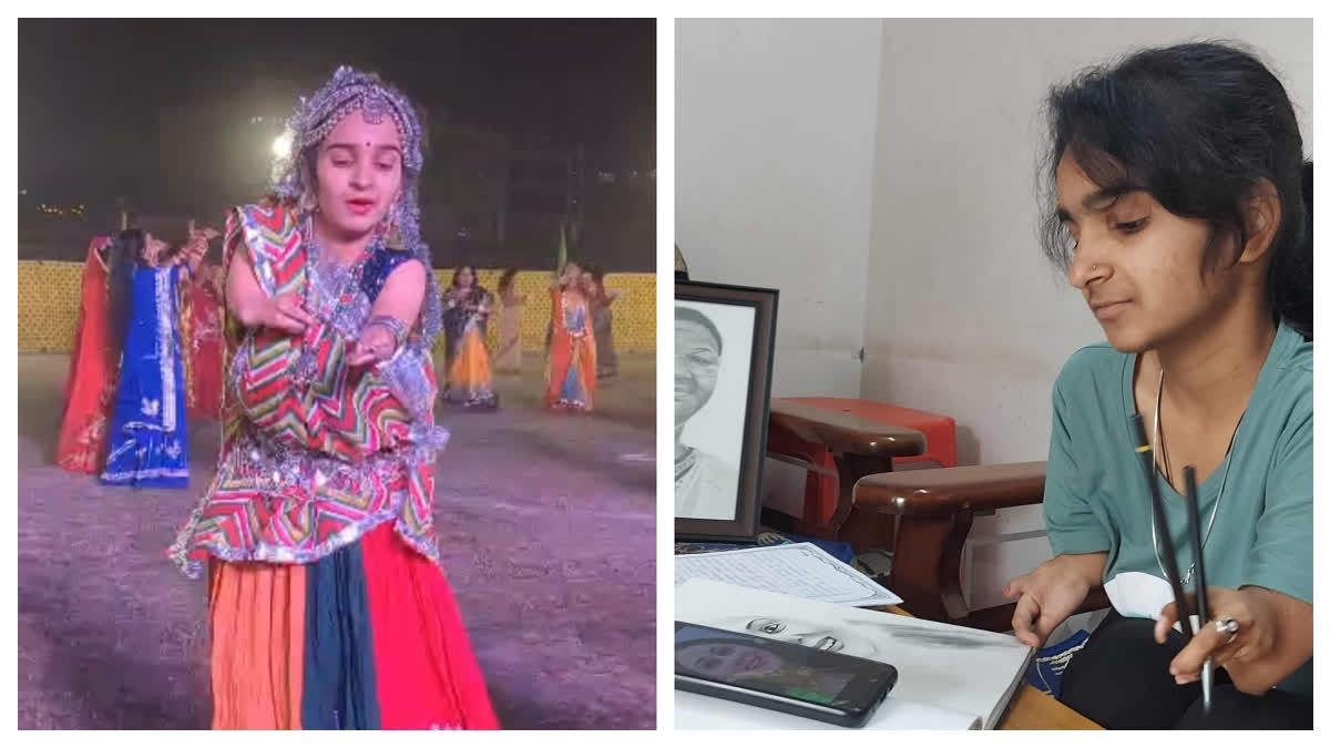 Born Without Hands, Udaipur's 20-Year-Old Diya Shrimali Stuns Marudhara Ghoomar Festival