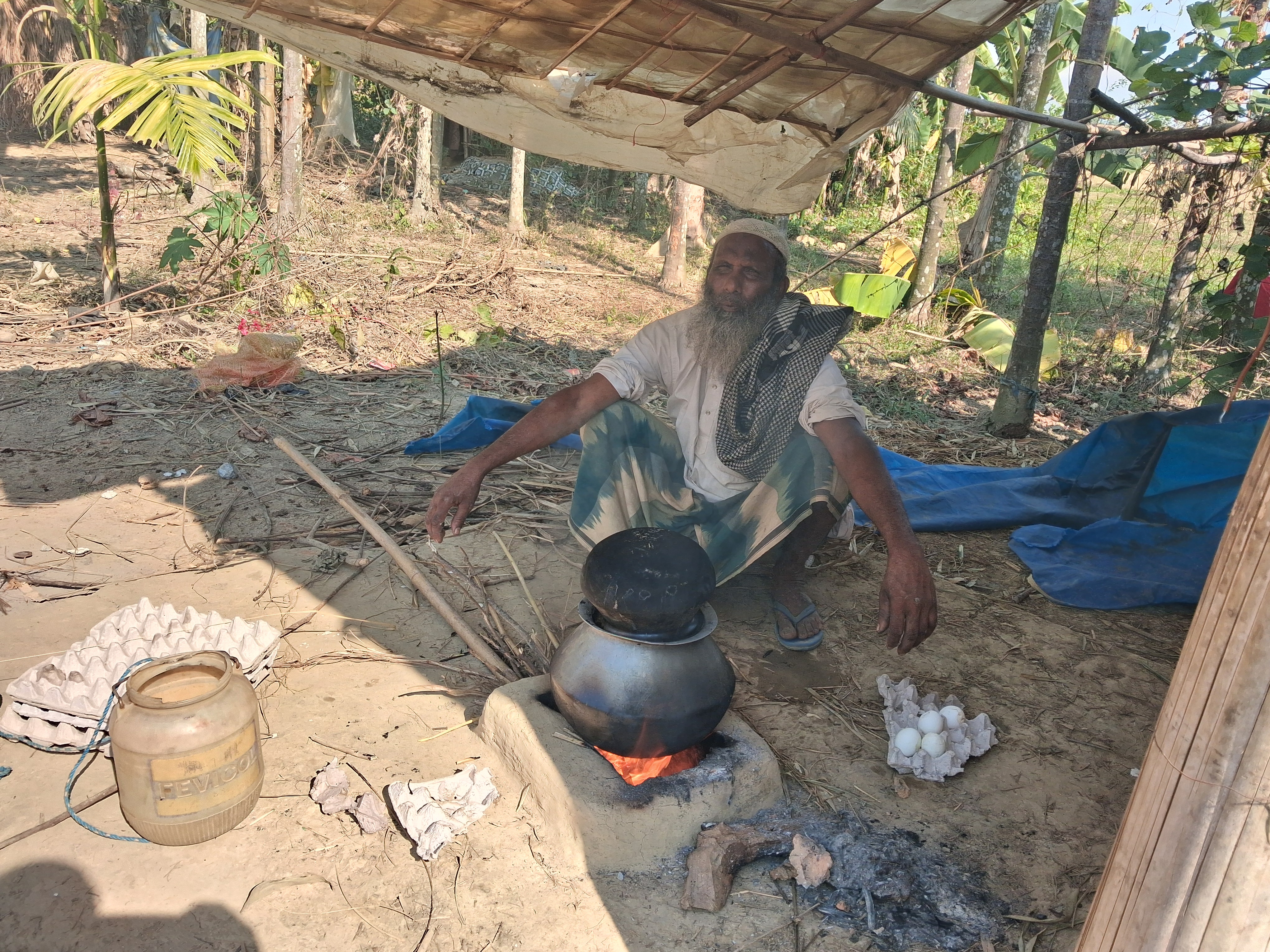 On the first day of the eviction drive in Lutmari, 80% of the land was cleared of encroachments