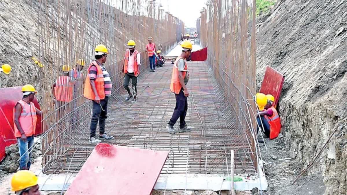 Construction Works Of Trunk Roads in Capital Amaravati