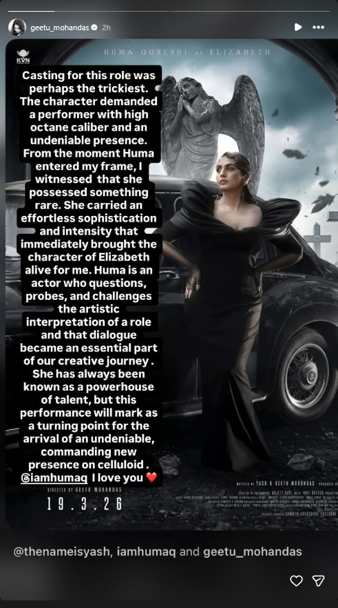 HUMA QURESHI IN TOXIC