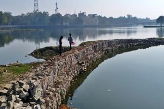 polluted water bodies in city