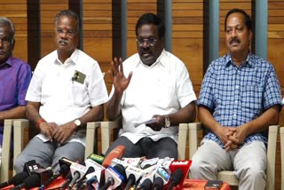 செய்தியாளர்களை சந்தித்த வழக்கறிஞர் பாலு