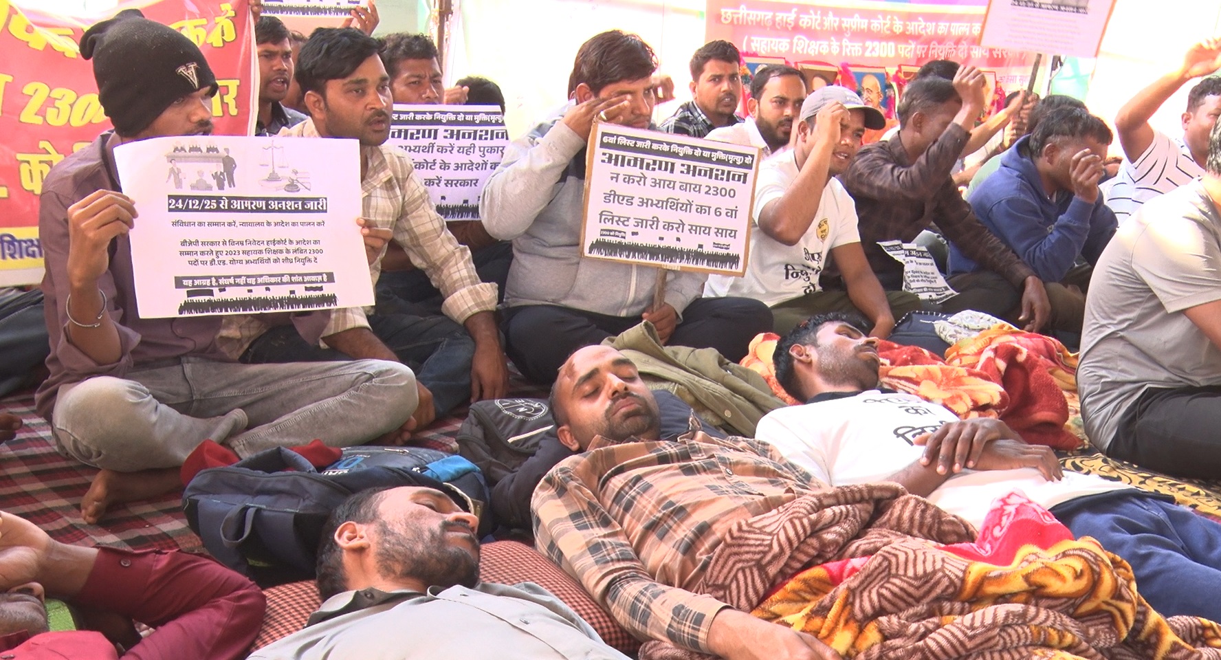 DEd candidate hunger strike