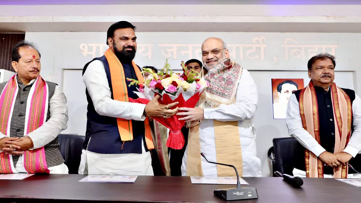 अमित शाह के बिहार दौरे का आज दूसरा दिन, पटना में बैठक के बाद गोपालगंज में  करेंगे रैली