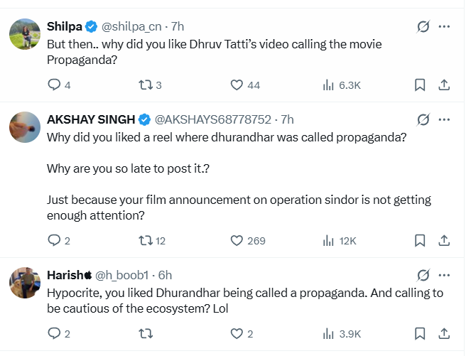Vivek Agnihotri post