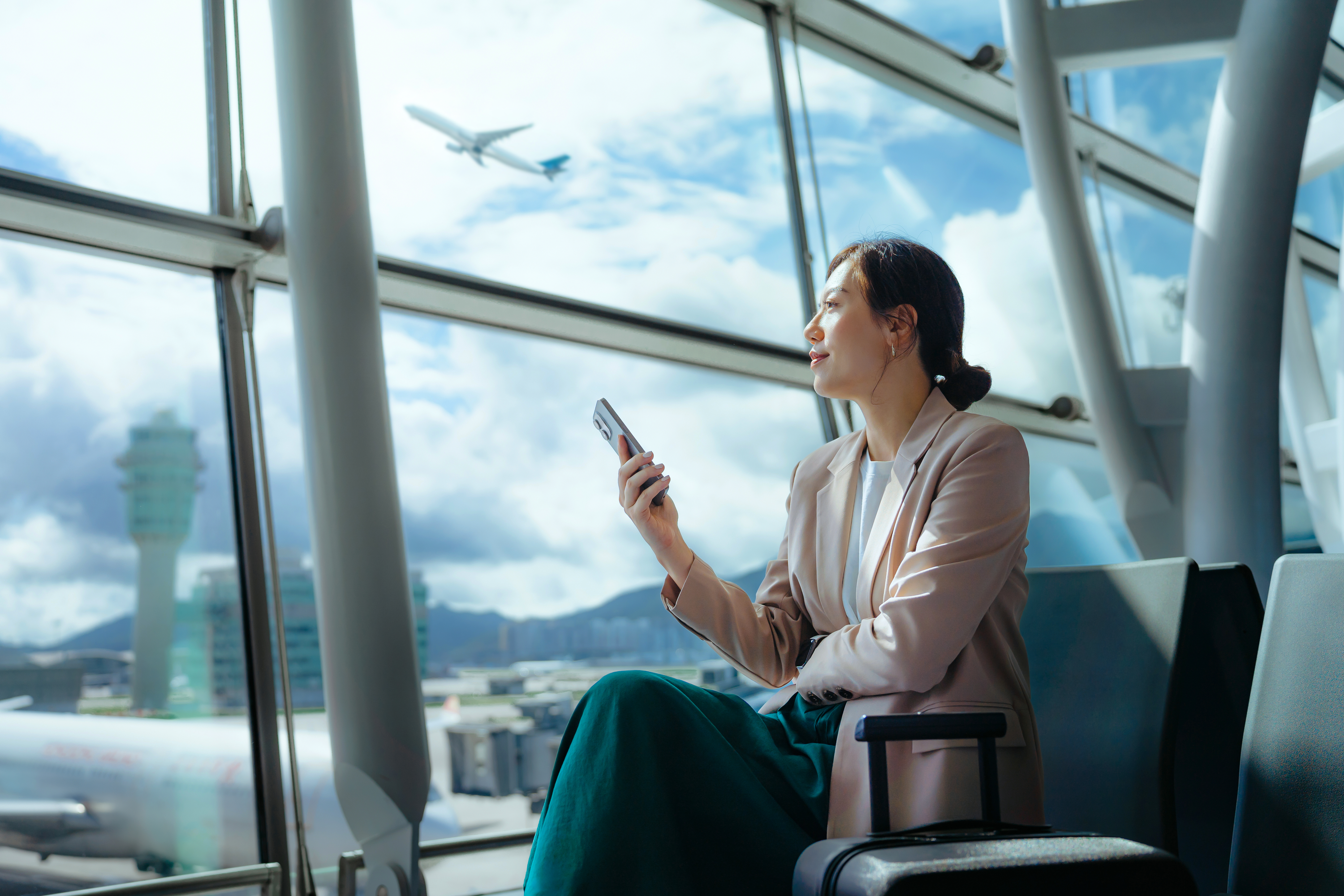 Always hold your phone at eye level to reduce the need to bend your neck (Representational image)