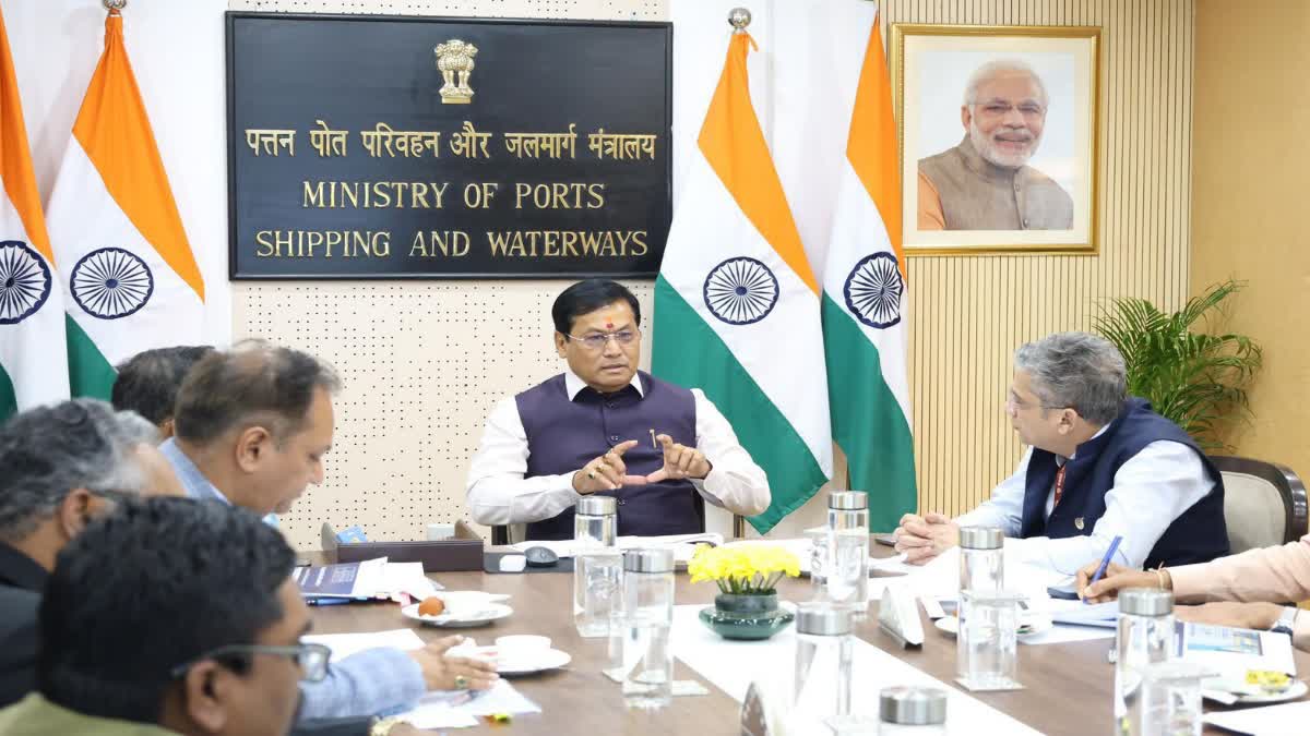 Ministry of Ports, Shipping and Waterways inter-ministerial review meeting