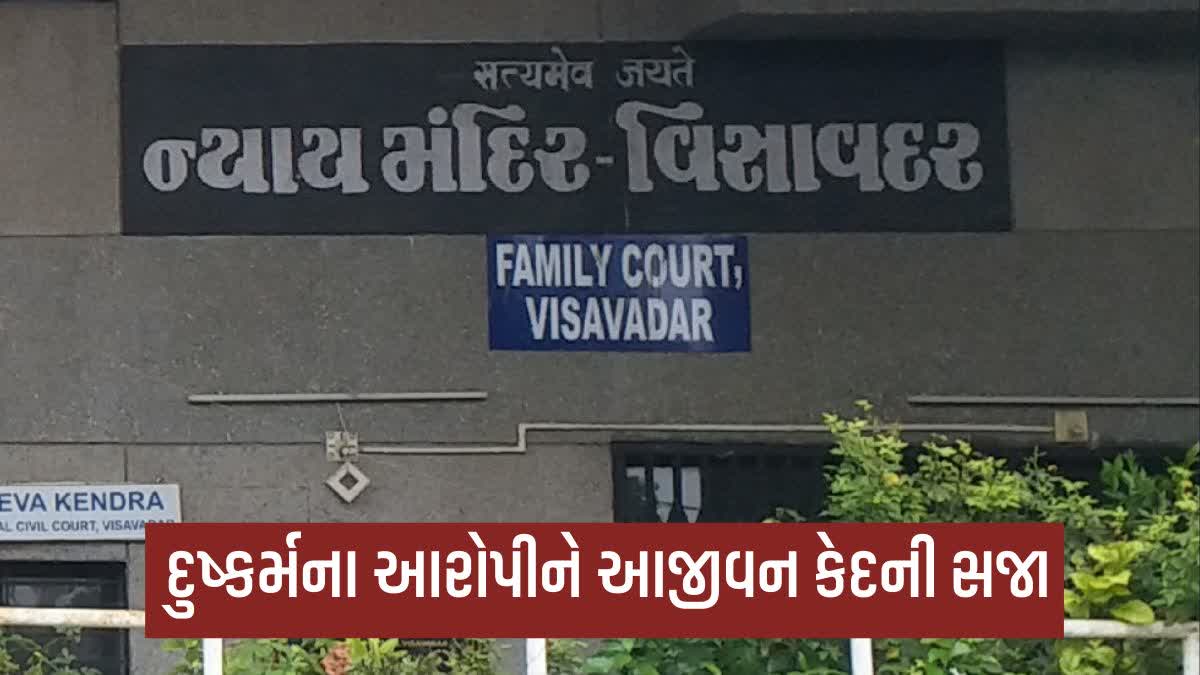 દુષ્કર્મના આરોપીને આજીવન કેદની સજા અને 65 હજારનો દંડ