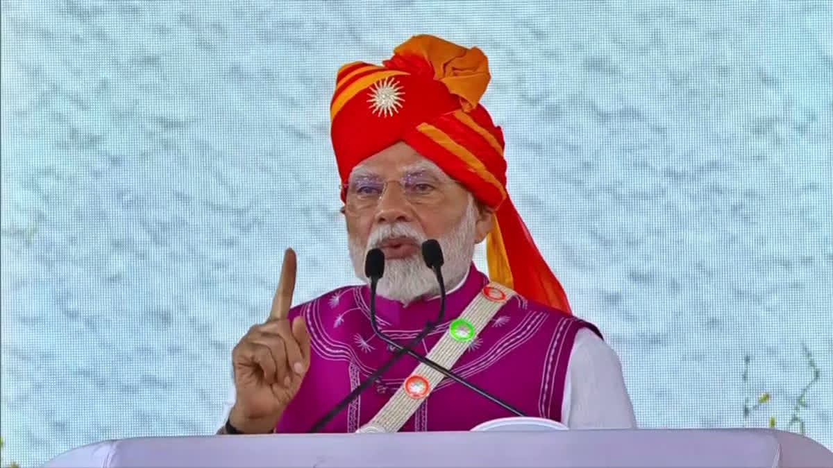 PM Modi To Meet Family Of Pahalgam Terror Attack Victim In Kanpur Prime Minister Narendra Modi speaking during a rally in Dahod, Gujarat on Monday.
