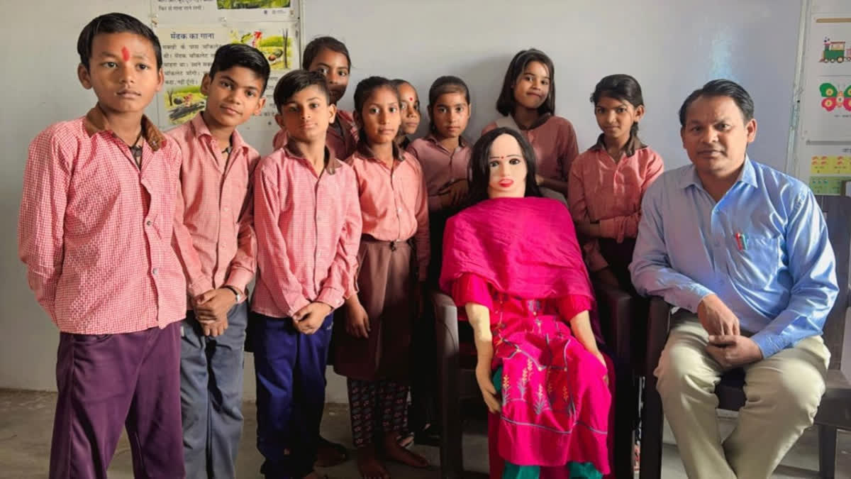 Innovation In Education: Jhansi Teacher Builds AI Robot To Teach Rural Students