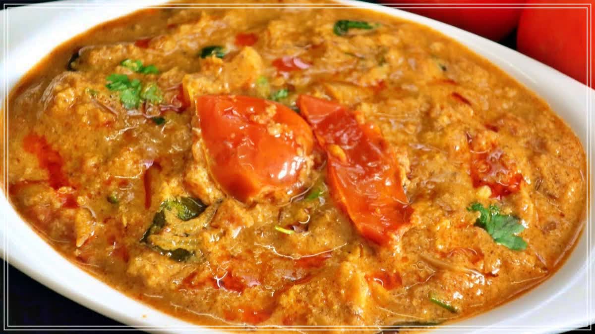 Tomato Kurma Making Process