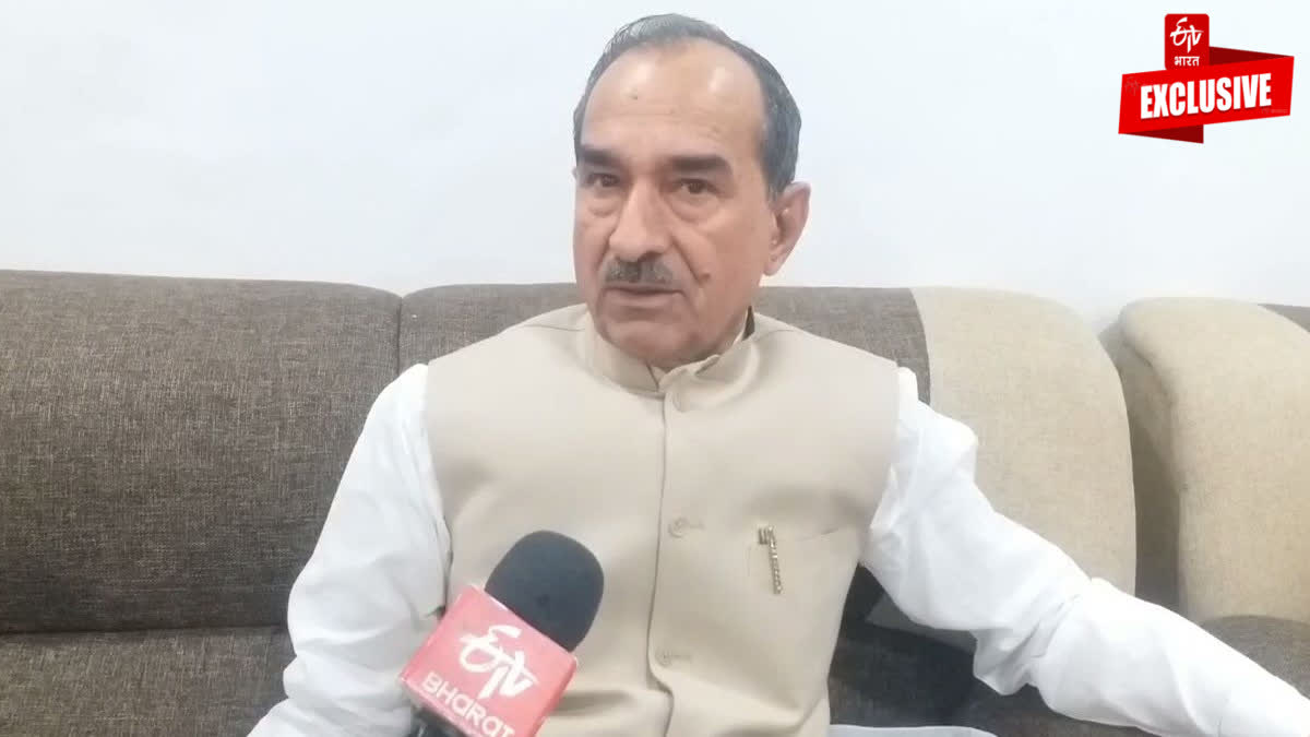 Madan Rathore in an exclusive conversation with ETV at his Jaipur residence.