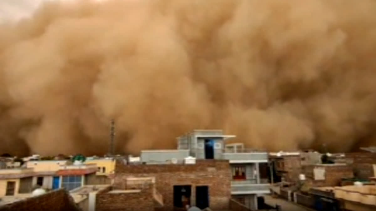 Dust Whirlwind in Churu
