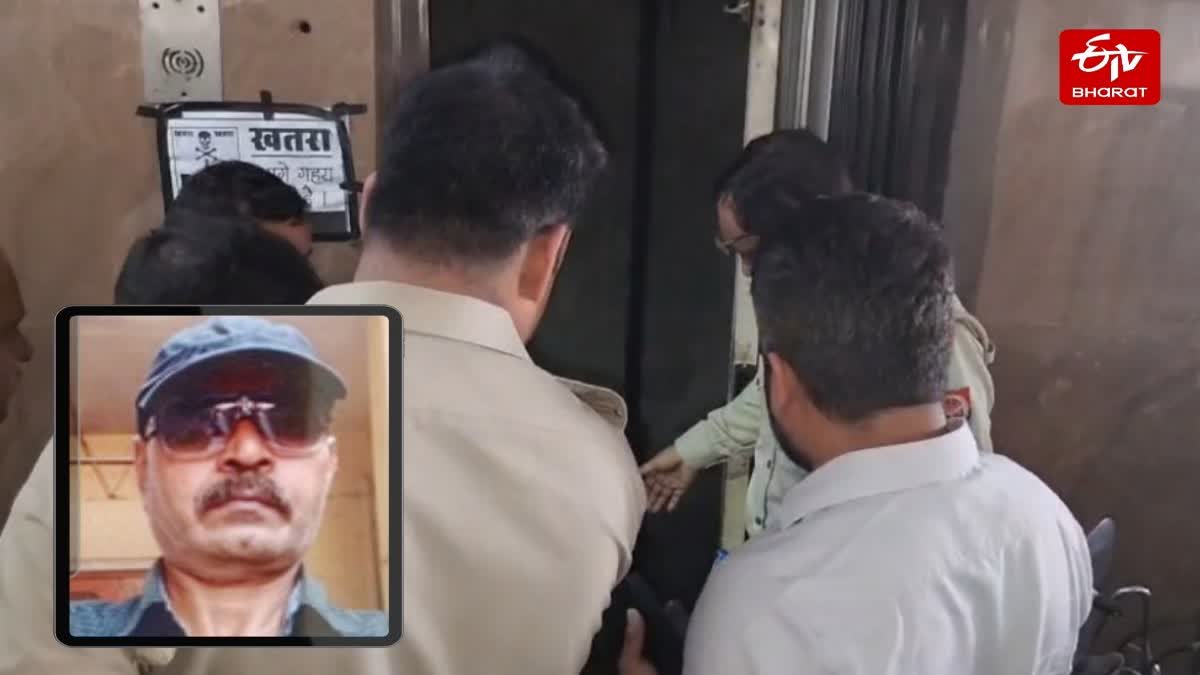 लिफ्ट के नीचे दबने से बुजुर्ग की मौत.