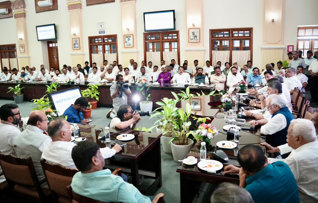 DK Shivakumar elected as new Congress Legislature Party leader
