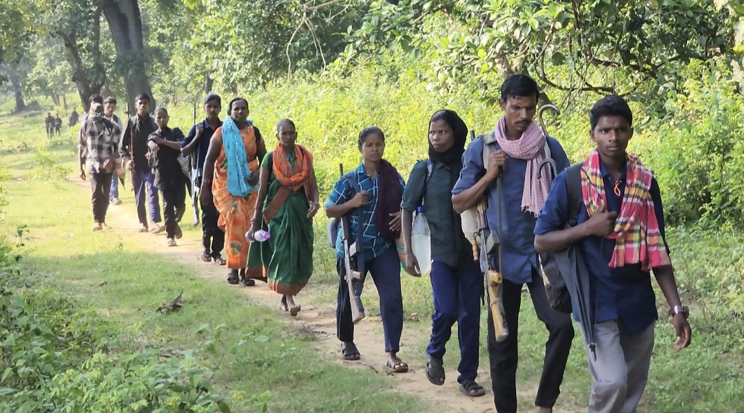 A file photo of Naxalites