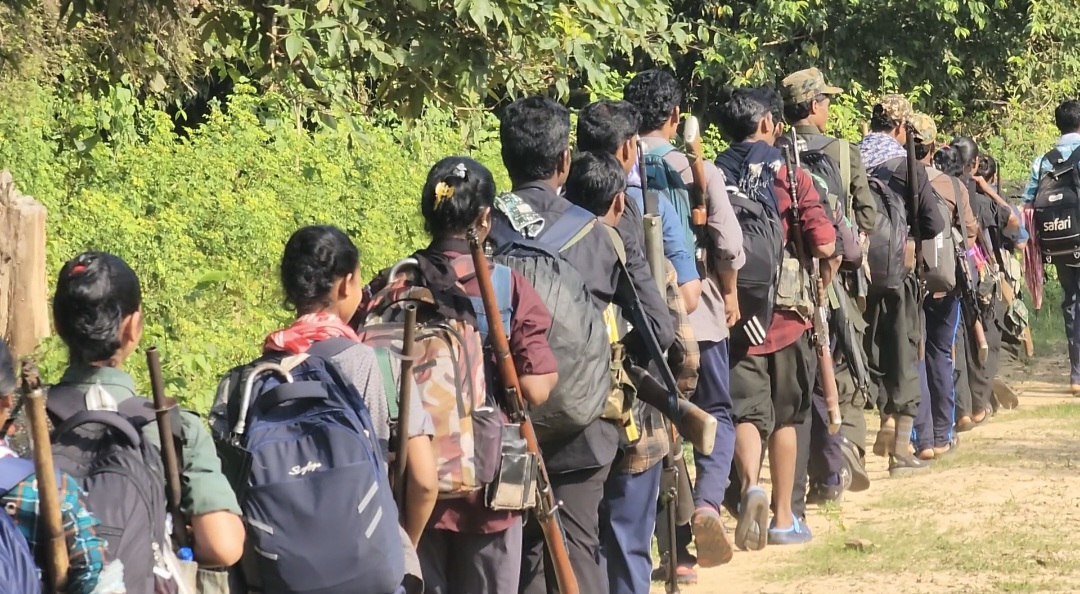 A file photo of Naxalites