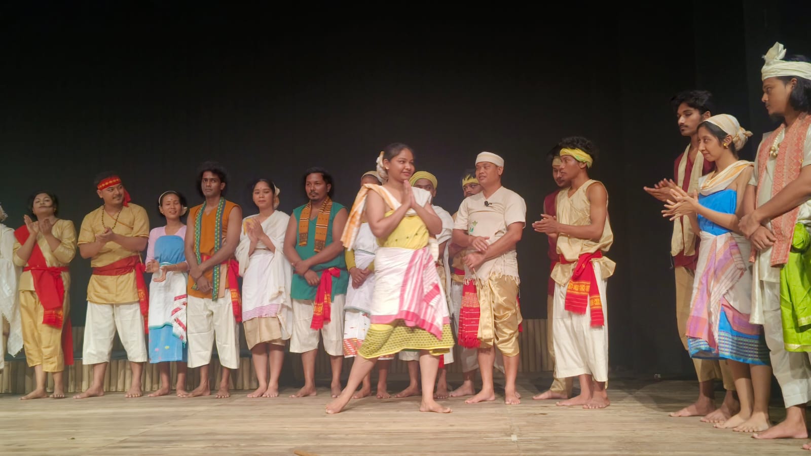 Kholang Burhi play based on the Thengal Kachari folk culture performed at Srimanta Sankaradeva Kalakshetra
