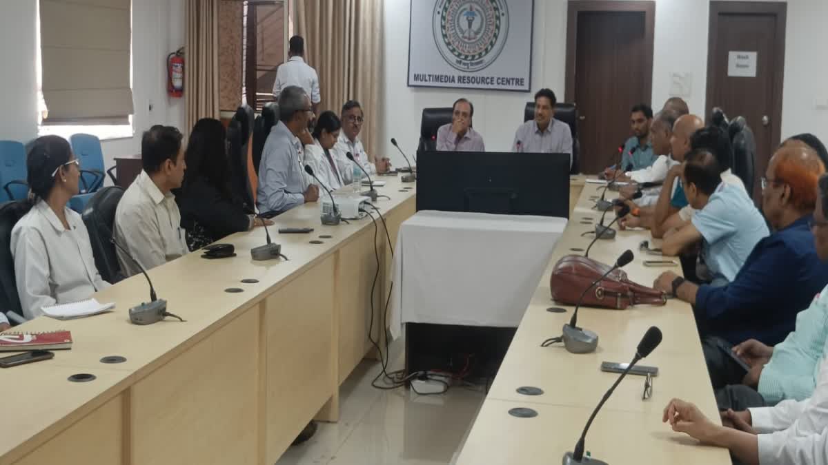 Additional Chief Secretary review meeting regarding health services at RIMS In Ranchi
