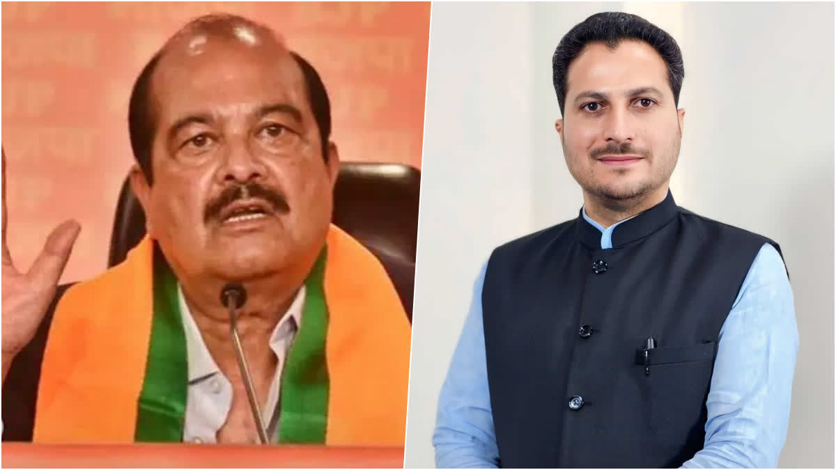 सांसद हर्ष महाजन और विधायक राकेश जमवाल