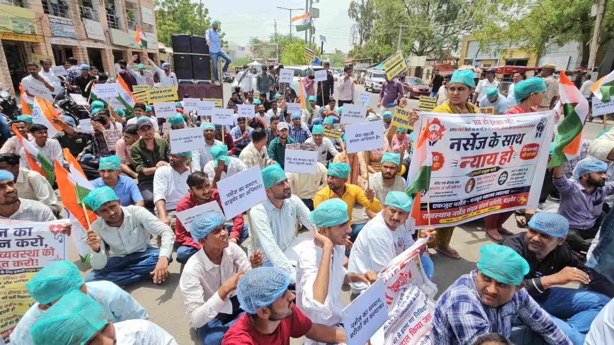 Protest in Barmer