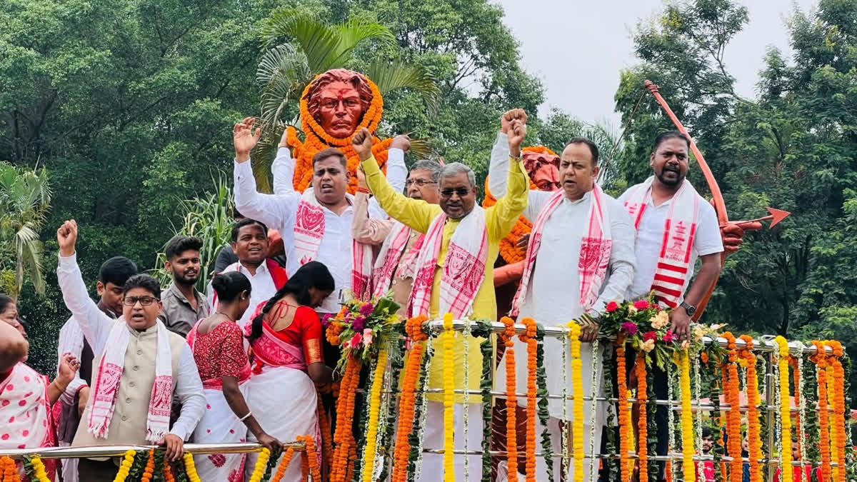 हूल दिवस पर सिद्धो कान्हू पार्क में लगा रहा तांता, राजनीतिक-सामाजिक क्षेत्र से जुड़े लोगों ने दी श्रद्धांजलि Hul Diwas in Ranchi