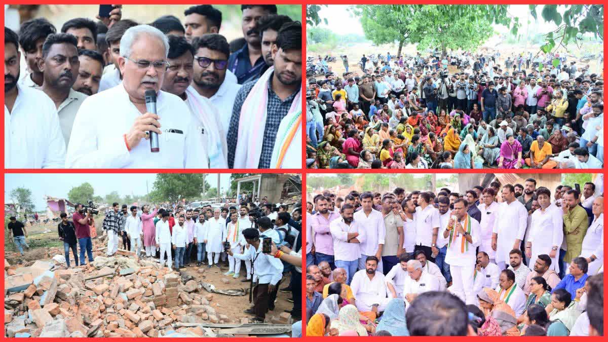 Congress active on Nakti bulldozer incident