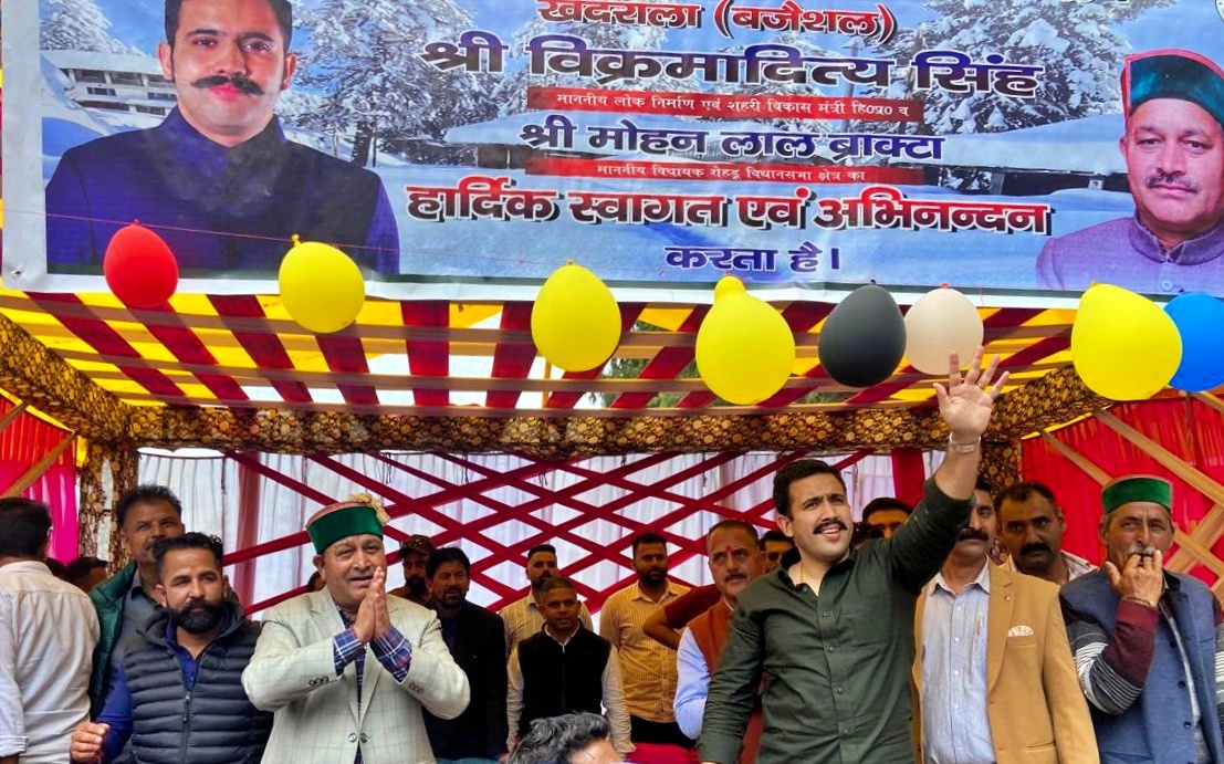 Vikramaditya Singh on Khadrala road