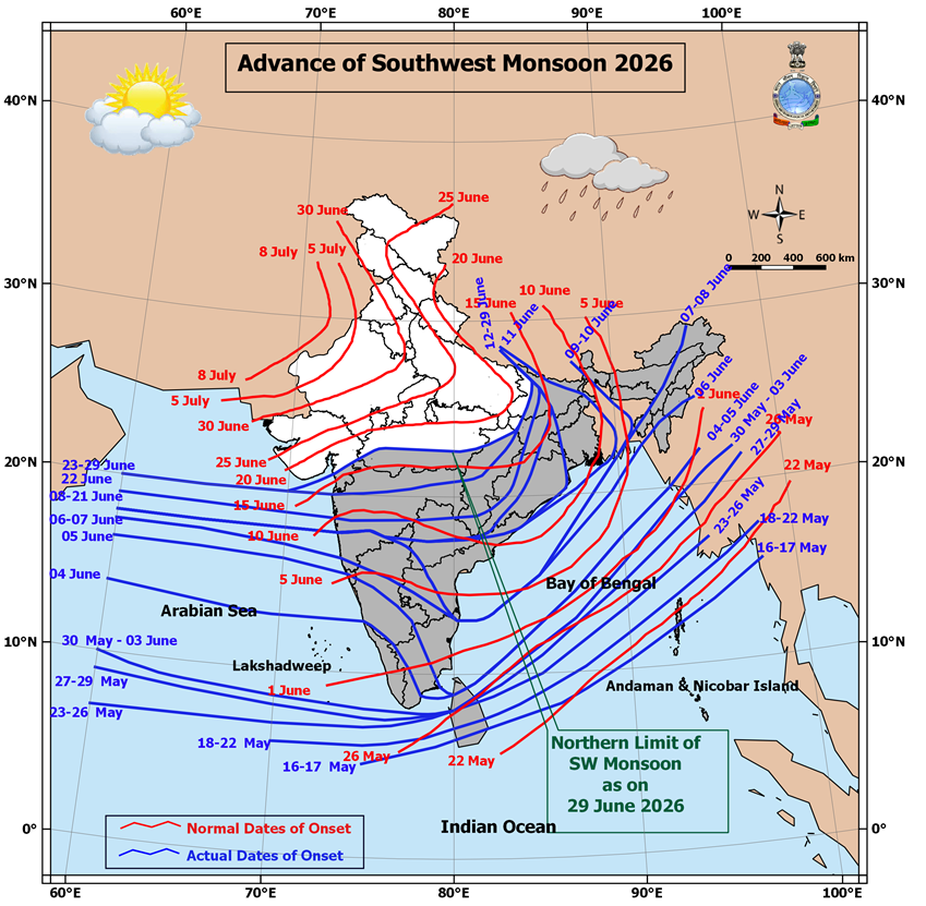 SOUTH WEST MONSOON CURRENT SITUATION