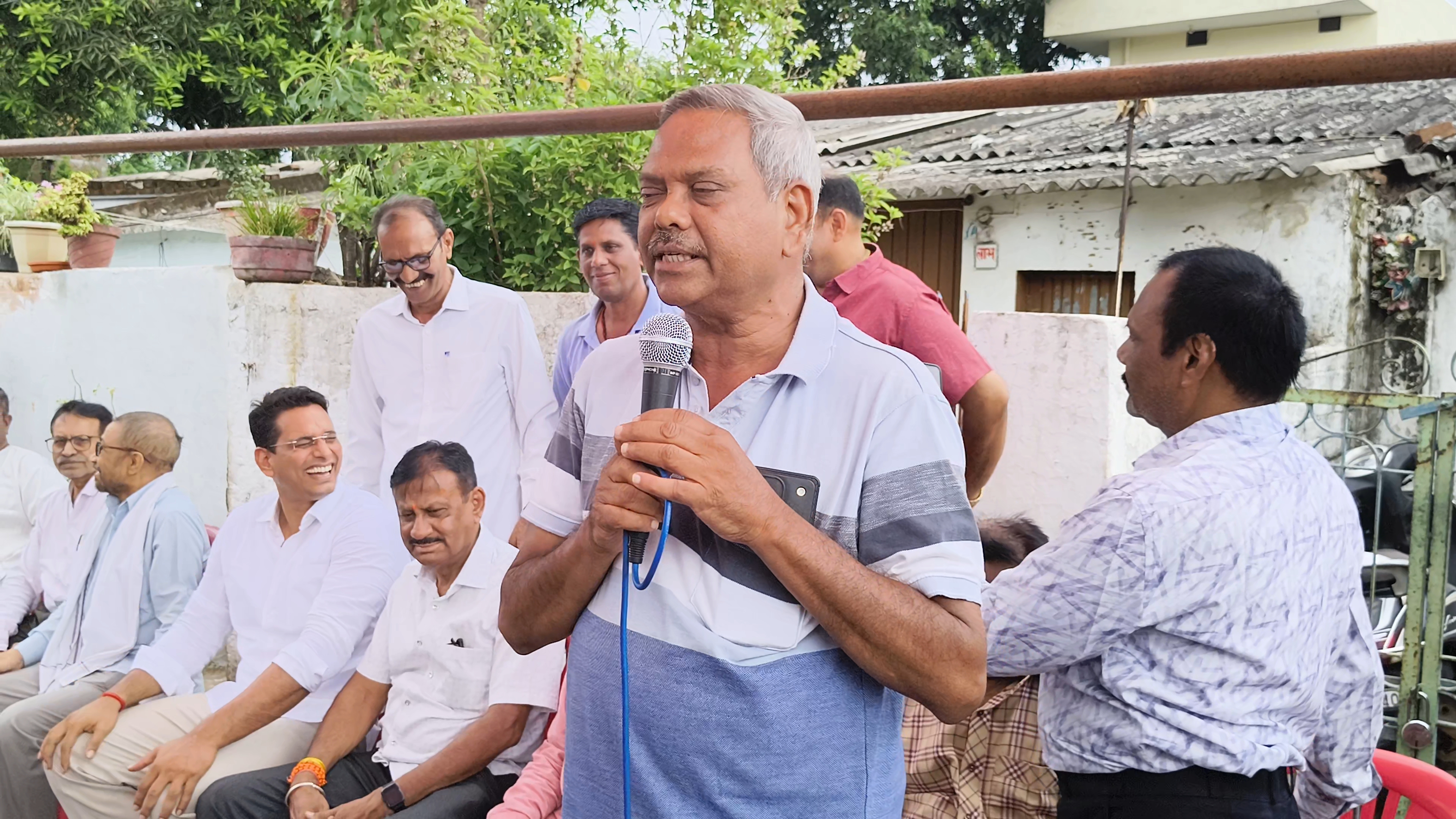 Township residents protested