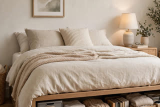 Do you know which things should not be kept under the bed in the bedroom, and why?