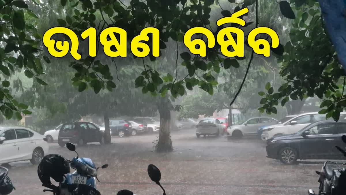 Today extremely heavy falls in North Odisha IMD Red Alert