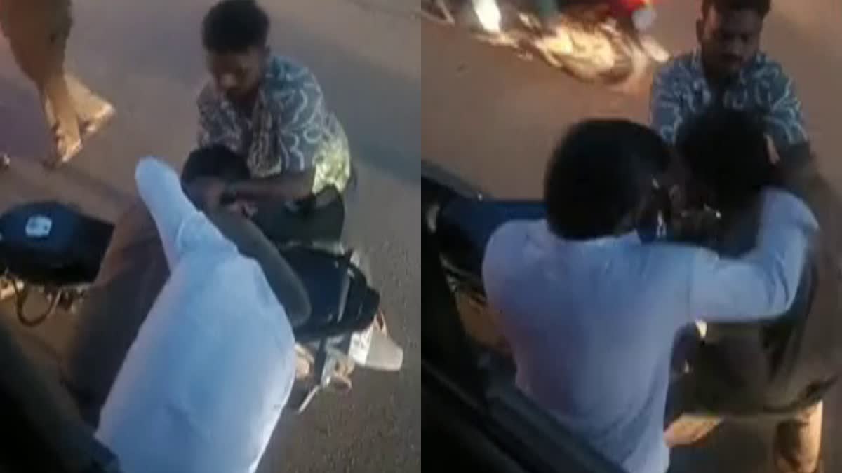 HAVERI  ಚಾಲಕನ ಮೇಲೆ ಹಲ್ಲೆ  ATTACK ON BUS DRIVER  ASSAULT