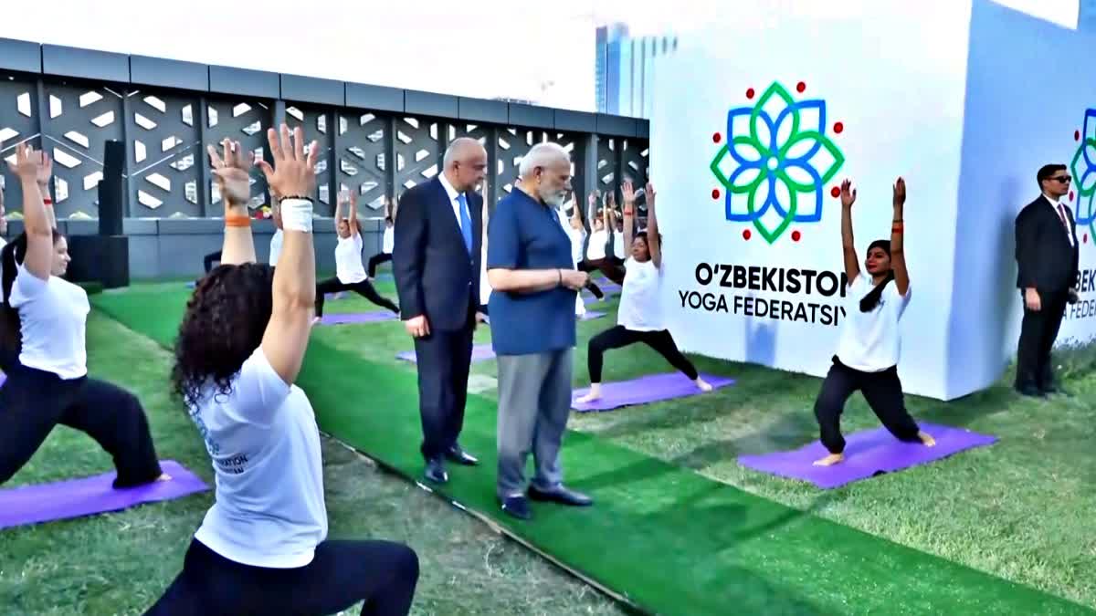 PM Modi attends Yoga programme in Tashkent