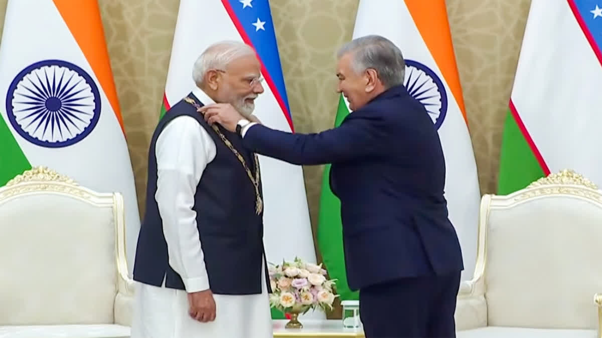 पीएम मोदी को मिला उज्बेकिस्तान का सर्वोच्च सम्मान, अब तक मिल चुके हैं 30 से ज्यादा अंतरराष्ट्रीय पुरस्कार PM Modi Uzbekistan Visit 2026