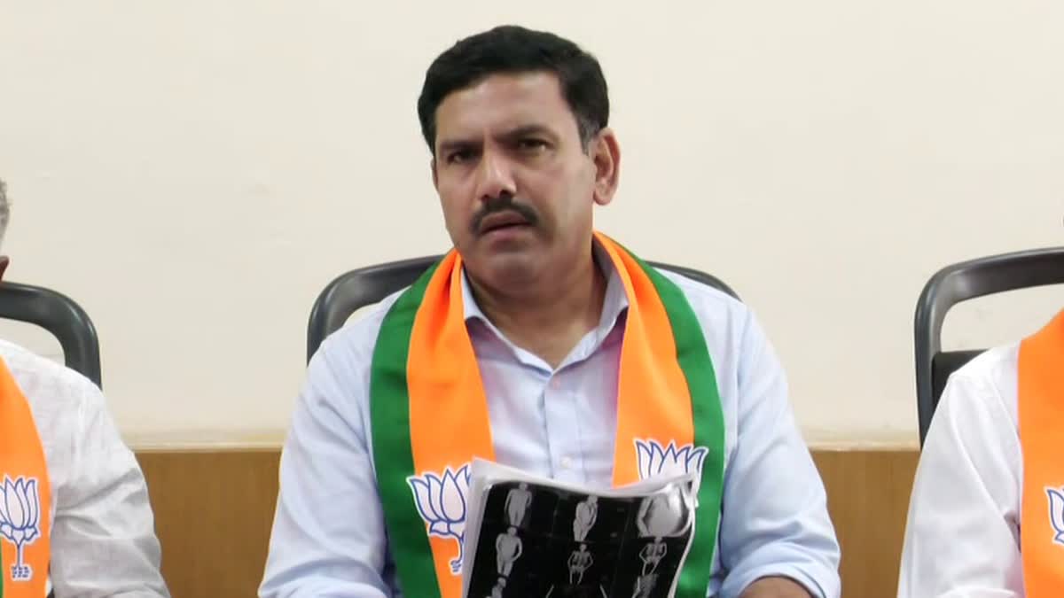 BENGALURU  BJP MARCH  BY VIJAYENDRA  ನಾಗೇಂದ್ರ ರಾಜೀನಾಮೆ