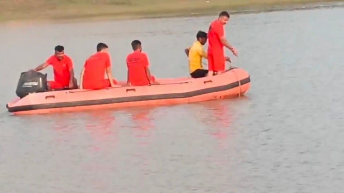 During the rescue operation.