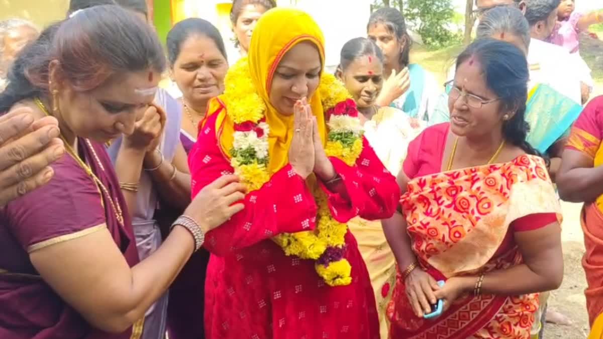 ராணிப்பேட்டை தவெக எம்எல்ஏ தாஹிரா