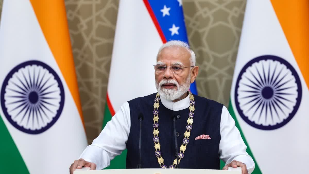 உஸ்பெகிஸ்தானில் பிரதமர் நரேந்திர மோடி உரை