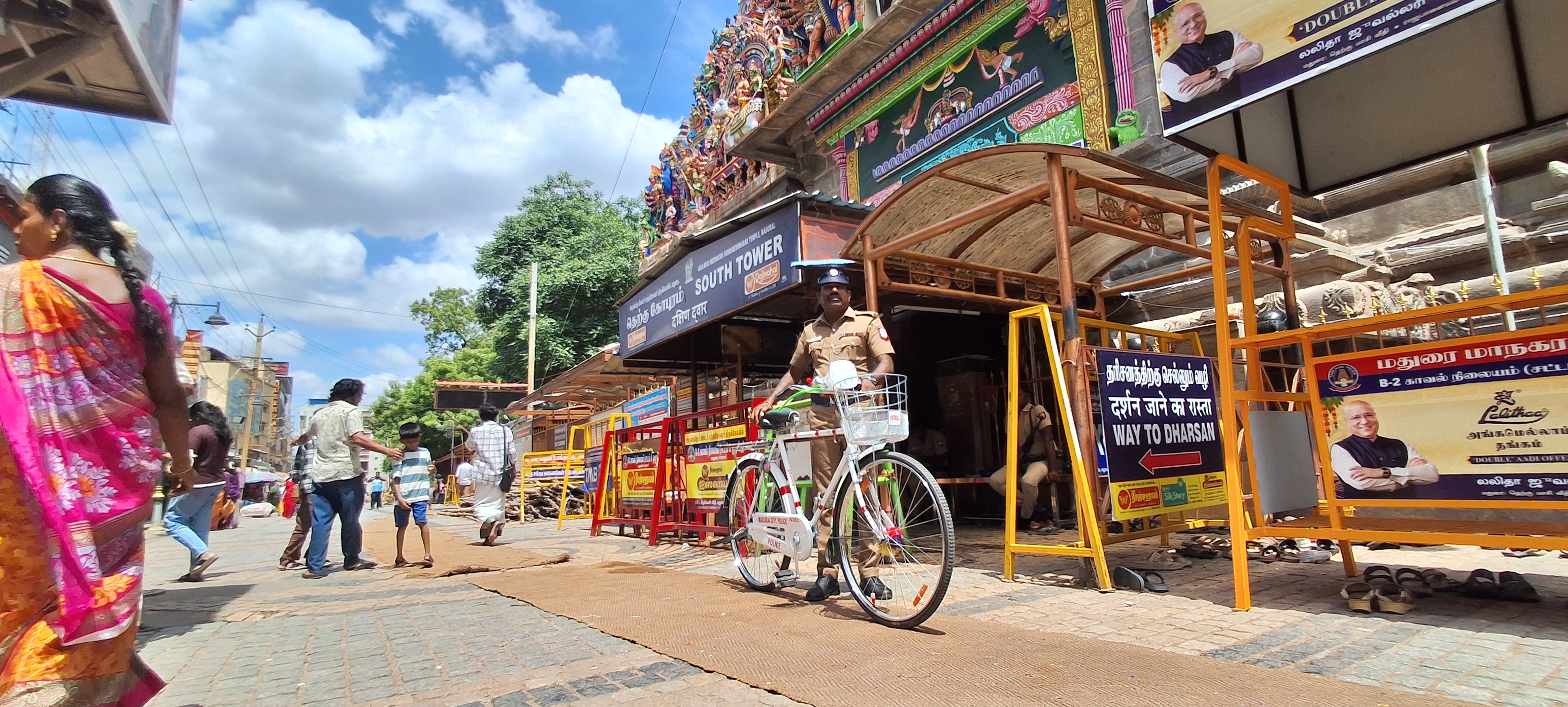 Madurai Police Introduce Cycle Patrol Ahead Of Meenakshi Amman Temple Consecration