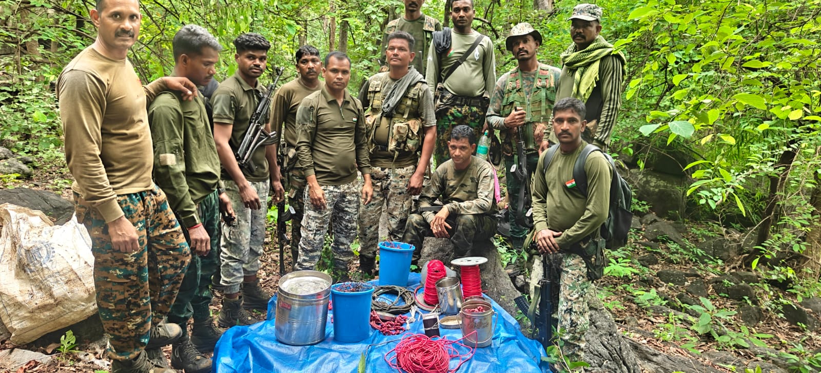NAXAL DUMP RECOVERED