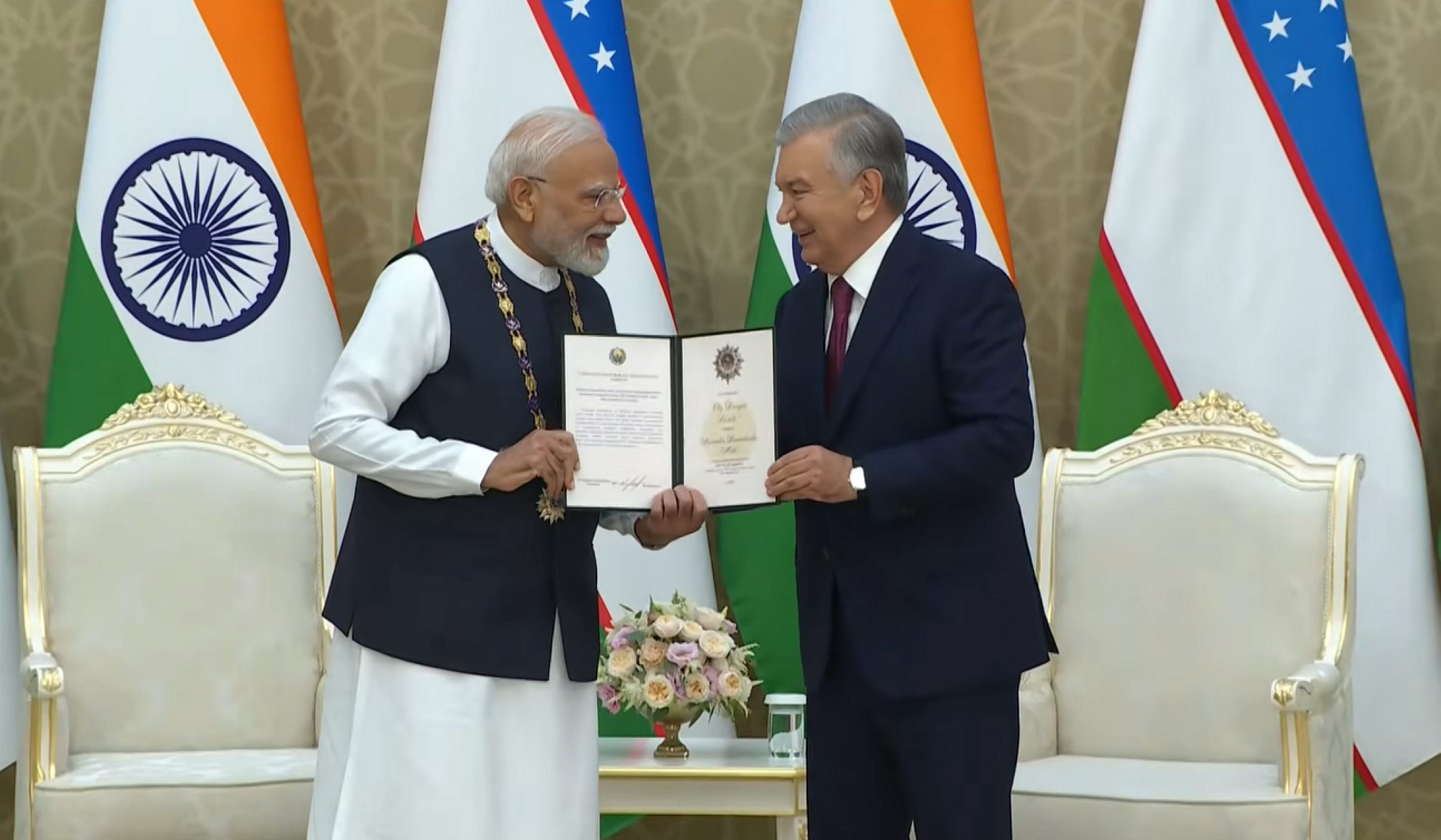 PM Modi Uzbekistan highest honour