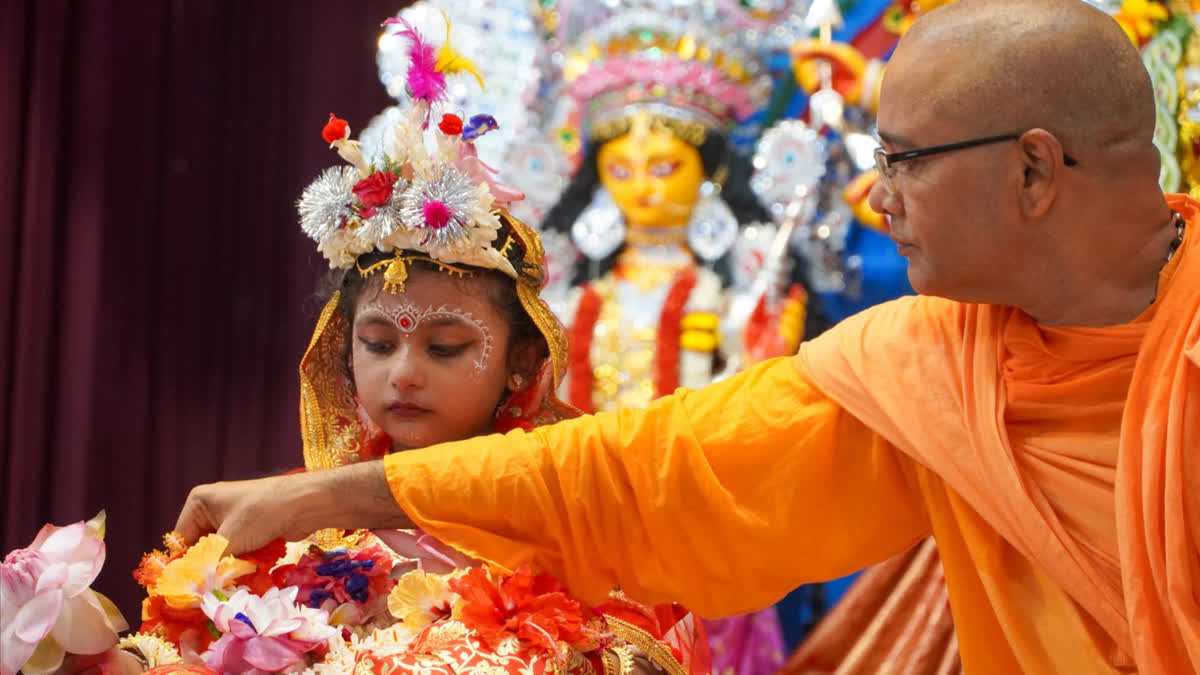 Belur math Durga Puja