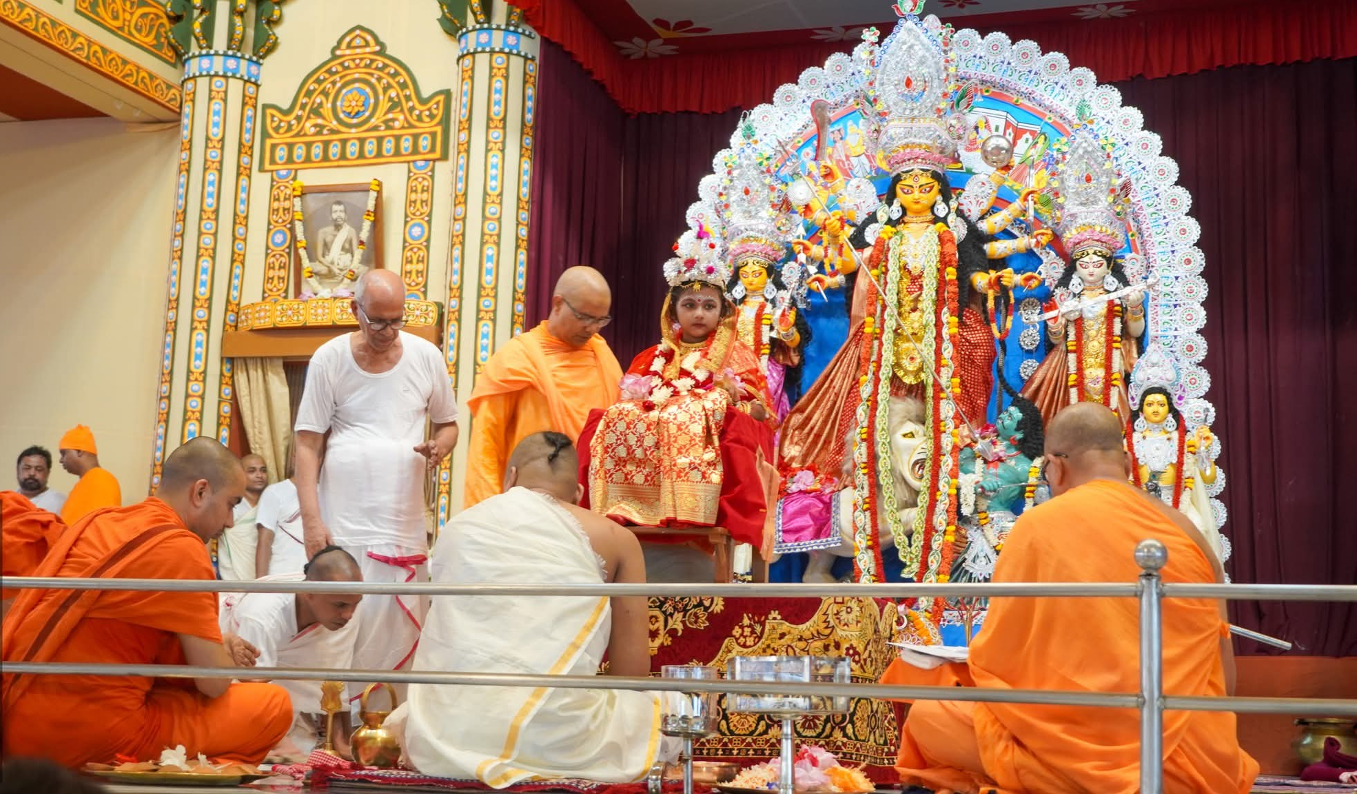 Belur math Durga Puja