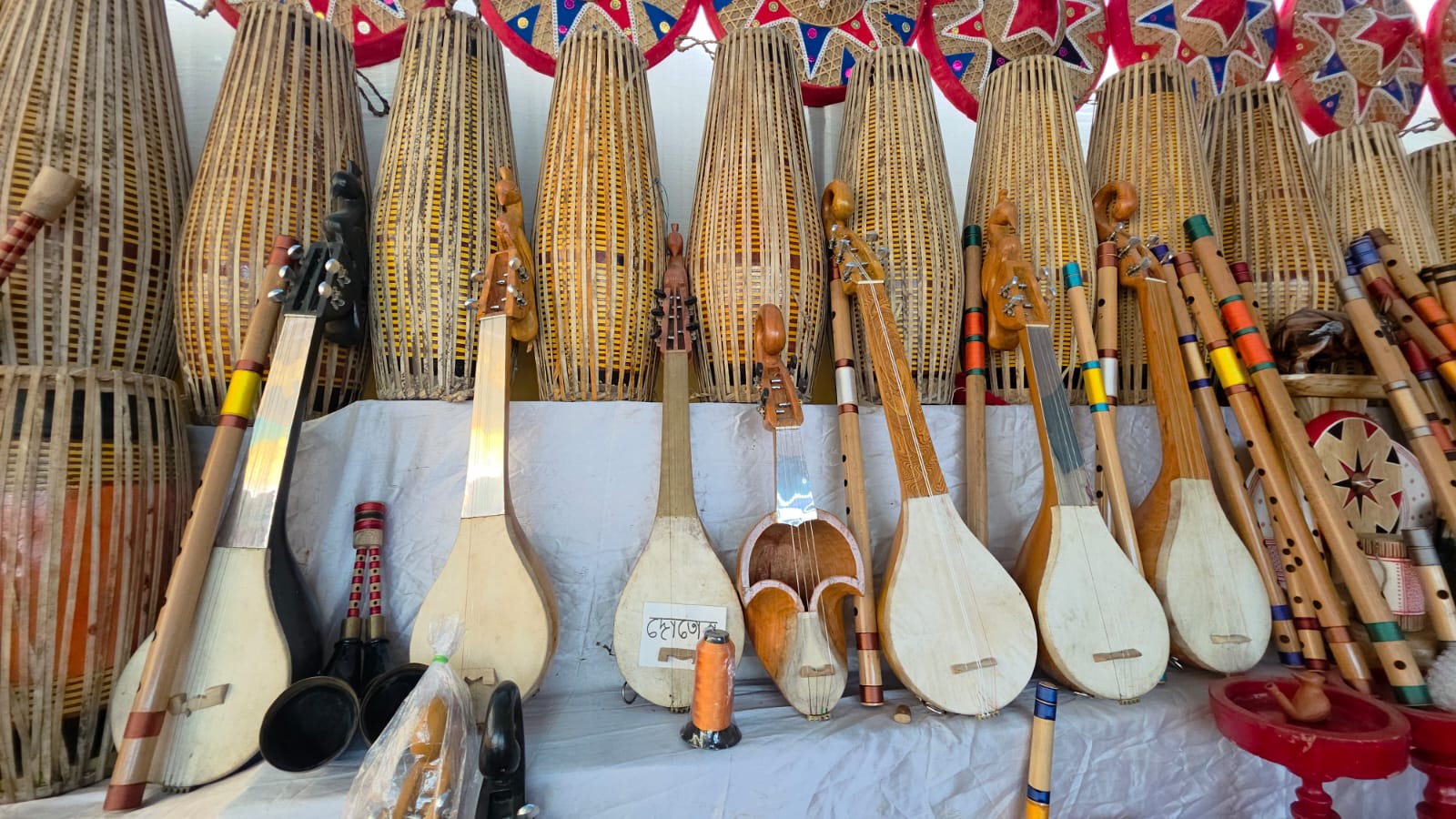 Making and preservation  of lost  folk instruments by Parth Pratim Neog
