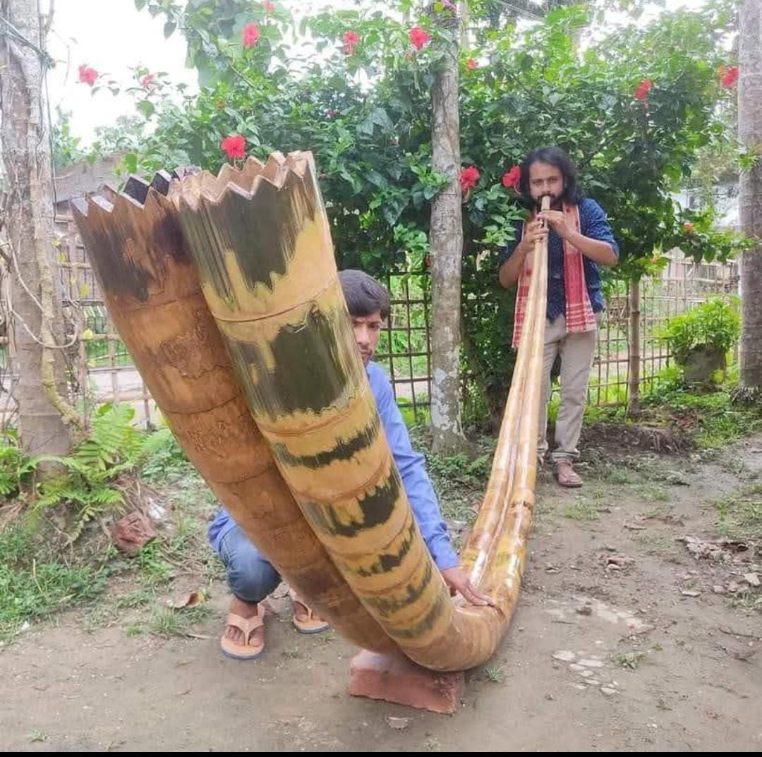 Making and preservation  of lost  folk instruments by Parth Pratim Neog