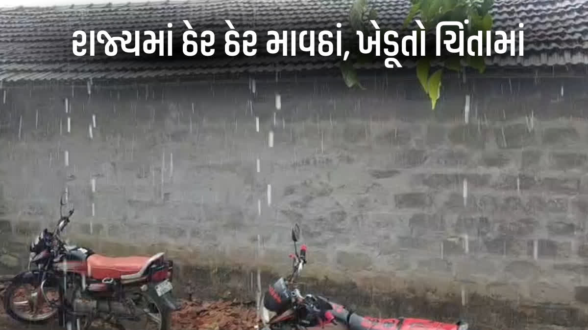 પડતા પર પાટું: ગીર સોમનાથ, અમરેલી, સાબરકાંઠામાં કમોસમી વરસાદ, ખેડૂતોના પાકને નુકસાનની ભીતિ