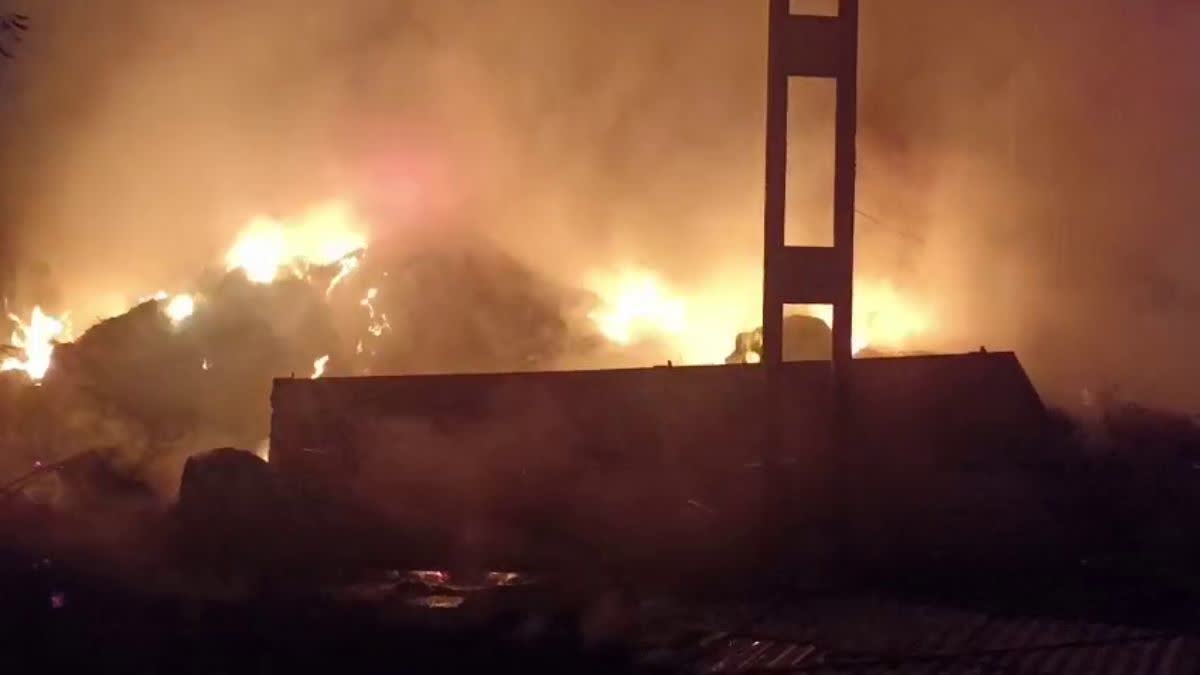 Fire in Charoda Durg Bhilai